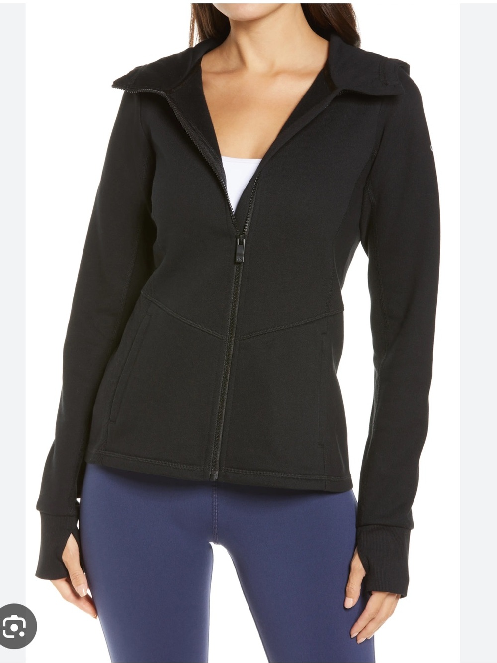 ALO | FOUNDATION ZIP HOODIE | New | XS